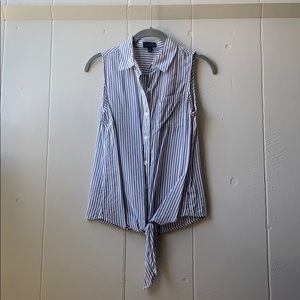 Striped nautical tank